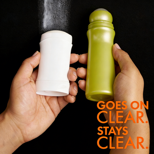 Invisible Roll-on Antiperspirant Deodorant for Women and Men, 24-hour Underarm Odor & Sweat Protection, Unscented, 3.5 Oz, Pack of 2